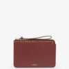 Platt läderclutch Platt läderclutch
