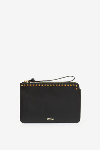 Platt läderclutch