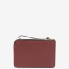 Platt läderclutch Platt läderclutch