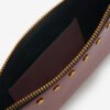 Platt läderclutch Platt läderclutch