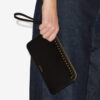 Platt läderclutch Platt läderclutch