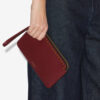 Platt läderclutch Platt läderclutch