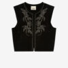 Poppy Studded Velvet Vest Poppy Studded Velvet Vest