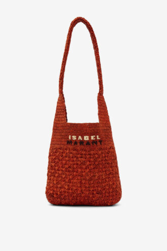 Praia liten raffia-väska
