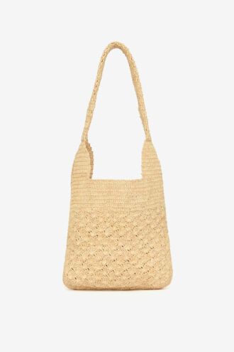 Praia liten raffia-väska