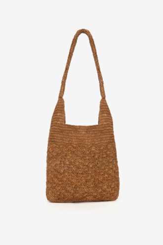 Praia liten raffia-väska