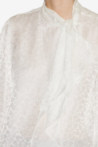 Raphaella blus i silkesjacquard Raphaella blus i silkesjacquard
