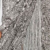 Roany draperad kjol i fransad burnout-sammet Roany draperad kjol i fransad burnout-sammet