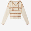 Romera hoodie i merinoullstweed Romera hoodie i merinoullstweed