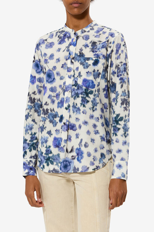 Rusak Silk Rose Print Blouse Rusak Silk Rose Print Blouse