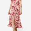 Sakura Silk Rose Print Skirt Sakura Silk Rose Print Skirt