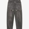 Salia Loose Fit Denim Jeans med dragkedjor Salia Loose Fit Denim Jeans med dragkedjor