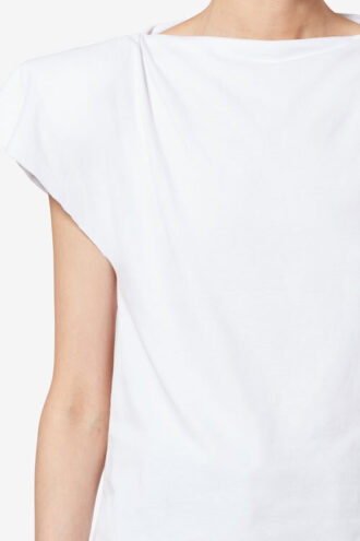 Sebani Asymmetrisk kortärmad T-shirt