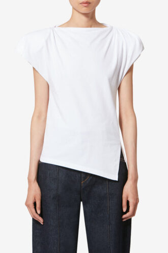 Sebani Asymmetrisk kortärmad T-shirt