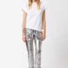 Sebani vadderad asymmetrisk T-shirt Sebani vadderad asymmetrisk T-shirt