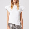 Sebani vadderad asymmetrisk T-shirt Sebani vadderad asymmetrisk T-shirt