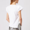 Sebani vadderad asymmetrisk T-shirt Sebani vadderad asymmetrisk T-shirt