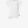 Sebani vadderad asymmetrisk T-shirt Sebani vadderad asymmetrisk T-shirt