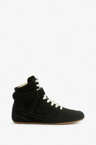 Senny höga sneakers i mocka