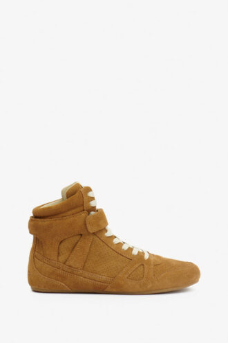 Senny höga sneakers i mocka