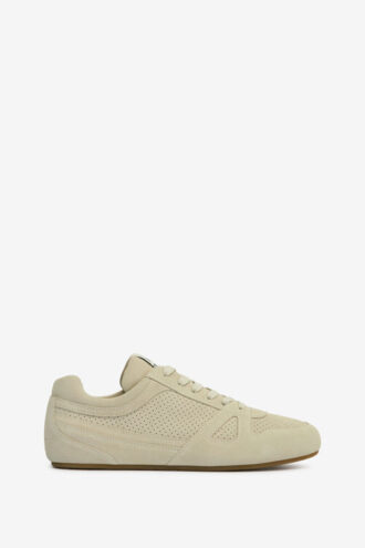 Sennyh låga sneakers i mocka