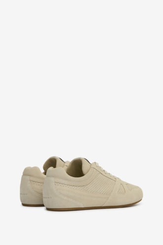 Sennyh låga sneakers i mocka