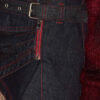 Siyen draperad minikjol i denim Siyen draperad minikjol i denim