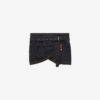 Siyen draperad minikjol i denim Siyen draperad minikjol i denim