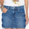 Stessy kort denimkjol Stessy kort denimkjol