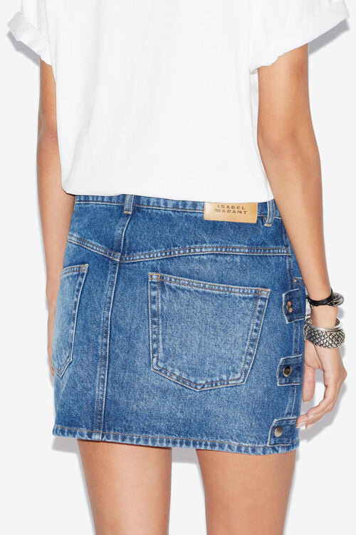 Stessy kort denimkjol Stessy kort denimkjol