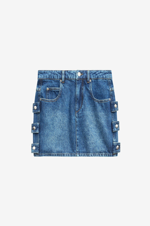 Stessy kort denimkjol Stessy kort denimkjol