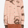 Suli Tie-Dyed Plaid Shirt Suli Tie-Dyed Plaid Shirt