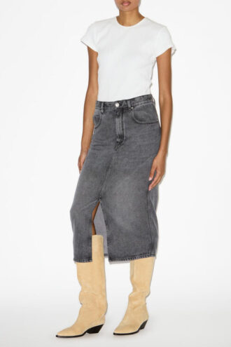 Tilauria midikjol i fin denim Tilauria midikjol i fin denim