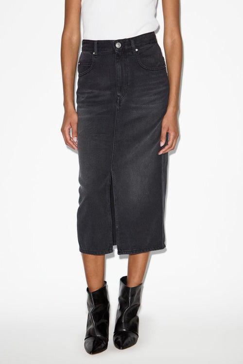 Tilauria midikjol i fin denim Tilauria midikjol i fin denim