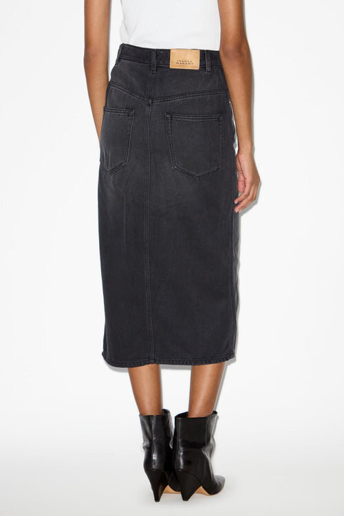 Tilauria midikjol i fin denim Tilauria midikjol i fin denim