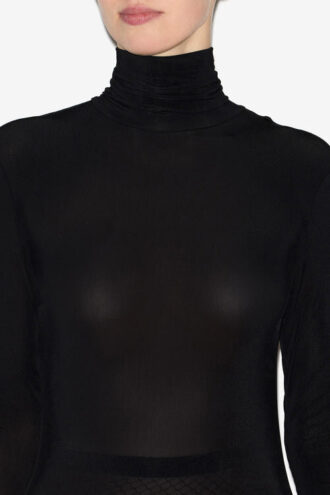 Vanessa Roll Neck Dress i enfärgad jersey Vanessa Roll Neck Dress i enfärgad jersey
