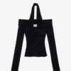 Vonda draperad topp i enfärgad jersey Vonda draperad topp i enfärgad jersey