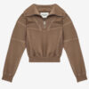Yaele Faded Topstitched Jersey Sweatshirt Yaele Faded Topstitched Jersey Sweatshirt