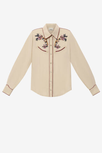 Yzea Western Beaded Cady Shirt
