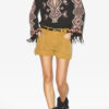 Zelda broderad blus i matka-silke Zelda broderad blus i matka-silke