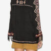 Zelda broderad blus i matka-silke Zelda broderad blus i matka-silke