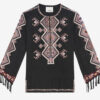 Zelda broderad blus i matka-silke Zelda broderad blus i matka-silke