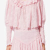 Zelly Frilly Floral bomulls- och silkesblus Zelly Frilly Floral bomulls- och silkesblus