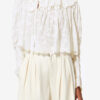 Zelly Frilly Floral bomulls- och silkesblus Zelly Frilly Floral bomulls- och silkesblus