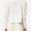 Zelly Frilly Floral bomulls- och silkesblus Zelly Frilly Floral bomulls- och silkesblus