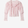 Zelly Frilly Floral bomulls- och silkesblus Zelly Frilly Floral bomulls- och silkesblus