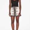 Zeria broderad minikjol i gasväv Zeria broderad minikjol i gasväv