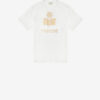 Zewel enfärgad linne-T-shirt med logotyp Zewel enfärgad linne-T-shirt med logotyp
