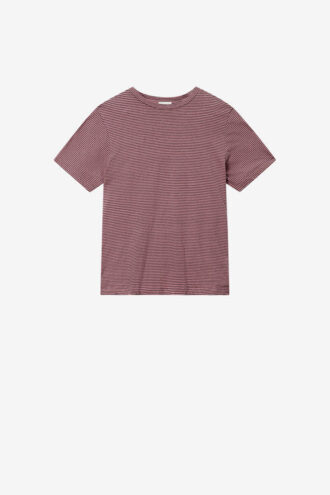 Zewel randig T-shirt i bomull och linne