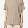 Zewel randig T-shirt i bomull och linne Zewel randig T-shirt i bomull och linne